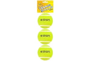 The Home Fusion Company Lot de 3 X Balles de Tennis Hb Sport Sports Chiens Fetch Enfants Catch Jouets