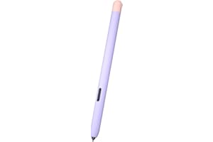 LOVE MEI Zweifarbige Silikonhülle für Samsung Galaxy Tab S6 Lite S Pen, rutschfest, glatter Griff, Schutzhülle, kompatibel mit Galaxy Tab S6 Lite S Pen (Lila)
