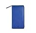 100% Genuine Leather Blue Travel Organizer Passport Case with Zip for Debit & Credit Card Holder /Cheque Book Holder / Document Wallet /Money Wallet /Ticket/Boarding Pass/ Cash Currency RS.1319.00