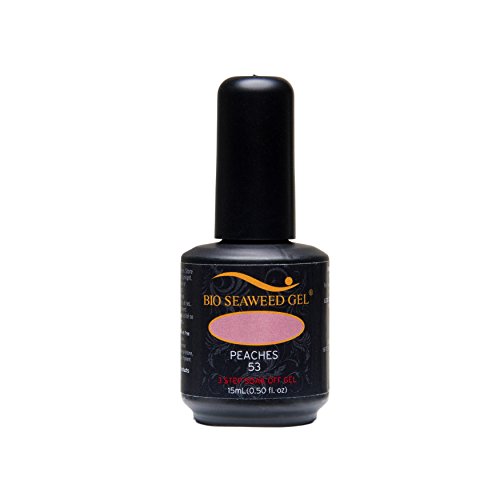 Bio Seaweed Gel 3 Step Gel Polish, Peaches Number 53 15 ml