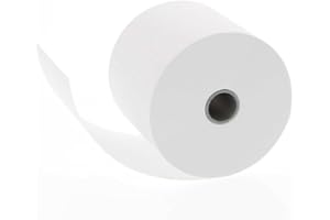 FAXLAND Kassenrollen für Casio 120 CR in 57 mm breite - 40meter lang, weiss Bonrollen, Additionsrollen