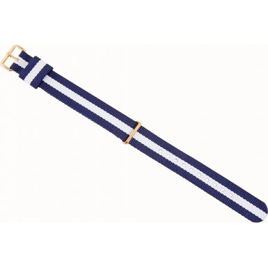 Daniel Wellington Unisex Classy Glasgow Uhrenarmband Lederbänder Textil blau-weiß/roségold DW00200078 Daniel Wellington Unisex Classy Glasgow Uhrenarmband Lederbänder Textil blau-weiß/roségold DW00200078