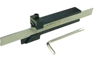 KATSU TOOLS KATSU Portautensili da Taglio Tornitura Troncatura per Mini Tornio con 5 Lame HSS 3x6x200mm per Fresatura CNC Semi-finitura e Lavorazione di Finitura 11110533