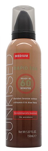 SUNKissed Golden Bronze Rapid Tan, Medium 150 ml