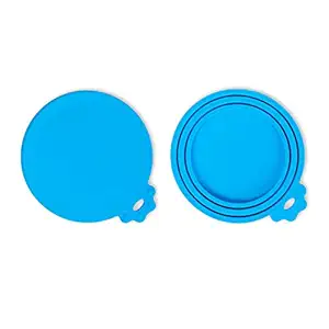 SACRONS-Can Covers/2 Pack/Universal Silicone Can Lids for Pet Food Cans/Fits Most Standard Size Dog and Cat Can Tops/100% FDA Certified Food Grade Silicone & BPA Free