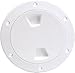 Produktbild BECKSON 4" SMOOTH CENTER SCREW OUT DECK PLATE WHITE 4.5" CUT
