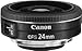 Produktbild Canon Objektiv - EF-S 24mm f/2.8 STM festbrennweite für Spiegelreflexkameras + 3-Teiliges Filterset UV, FLD, CPL - Schwarz