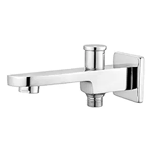 Ruhe Pristine Brass Bath Tub Spout Tip Ton Faucet/Tap with Wall Flange (Chrome Finish)