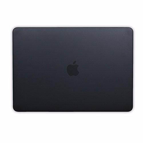 Batianda MacBook Pro 13 Hülle 2016, A1706 & A1708 Gummierte Hard-Case (neues Retina-Zubehör bis Oktober 2016 ) mit / ohne Touch Bar & Touch ID 13-Zoll – Matt-schwarz - 2
