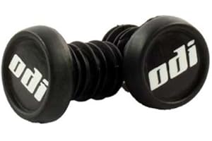 OLD DUTCH INTERNATIONAL ODI - Lot de 2 bouchons de rechange pour guidon - Avec autocollant Fantic26 - Noir