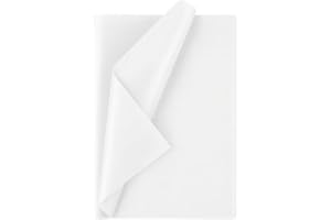 Virsus 100 Fogli Carta VELINA Bianca per sarti, con misura 100 x 140 cm, grammatura carta 30gr., ideale per modelli sartoriali, per lavori fai da te, artigianato