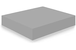 HOGAR24 ES - Plancha de Espuma Poliuretano Multiusos - Medida: 50 x 50 x 3 cm de Grosor - Dureza Media - Densidad 30 KG/m3