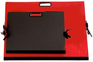 Cartella portadisegni - con maniglia - 35x50 cm - nero - Brefiocart