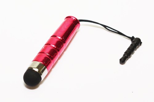 Hillicom Eingabestift Stylus für alle Smartphone/ iPhone/ Tablet PC, Chrom rot