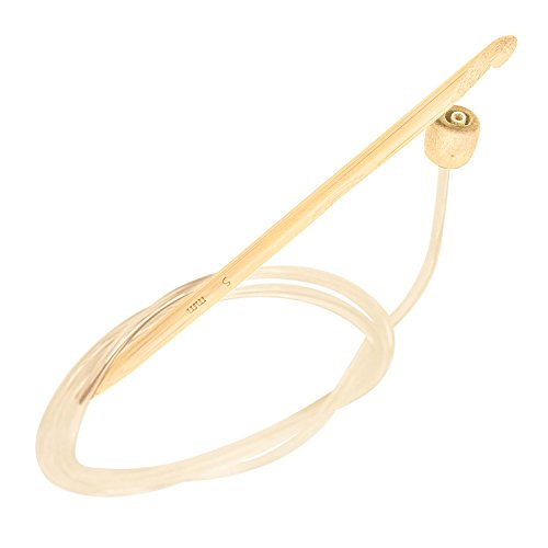Tunesische Häkelnadel Bambus Stärke 5 mm