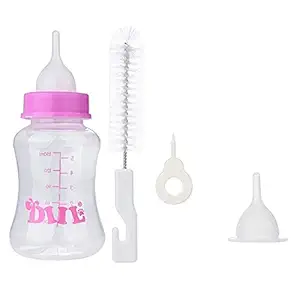 PSK PET MART Puppy Milk Bottle Pet Kitten Baby Animal Feeding Bottle Nursing Set (150 ml)