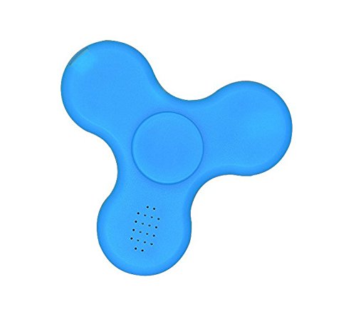 KOTiger Creative LED MINI Bluetooth Lautsprecher Fidget Hand Spinner Spielzeug Stress reduzieren Umleitung Aufmerksamkeit (blau) - 2