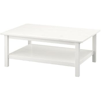 Ikea Hemnes Couchtisch In Weiß Aus Massivholz 118x75cm Amazon