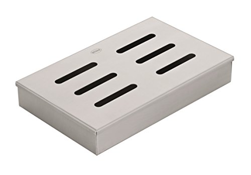 RÖSLE Räucherbox, Edelstahl 18/10, für Smoker, Holzkohle- und Gasgrills