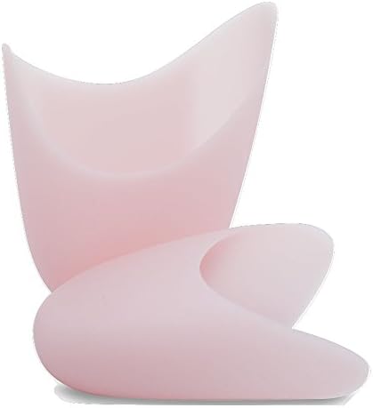 1x Pair Of Pink Ballet Dance Silicone Pointe Shoe Toe Pads Pouche By Katz Dancewear