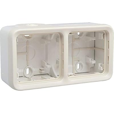 Legrand Boîtier blanc composable - 2 postes horizontaux - Plexo - Legrand