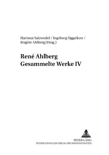 René Ahlberg- Gesammelte Werke IV (Sozialwissenschaften)