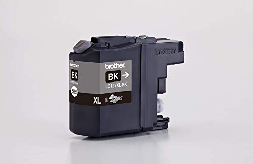 Brother LC-127XLBK - Cartucho de tinta para impresoras (1200 páginas), negro