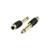 Price comparison product image Adapter plug 6.35mm mono plug to phono socket (GOLD)