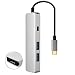 Produktbild Cyond USB C Adapter, 4 in 1 Type C zu HDMI mit 4K, 2 USB 3.0 und USB C PD Charging Ports Kompatibel mit Apple MacBook Pro, Samsung Galaxy S9 S8 Plus, Lenovo, Surface GO, Tablet, Laptop und Mehr