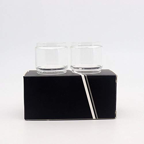 LITAO-CIG, 2pcs Gros Réservoir en Verre for GEEKVAPE Ammit 25 RTA/UNIMAX 25 / Capitaine IJOY X3,sans Tabac ni Nicotine (Color : Clear, Size : 2pcs for Ammit 25)