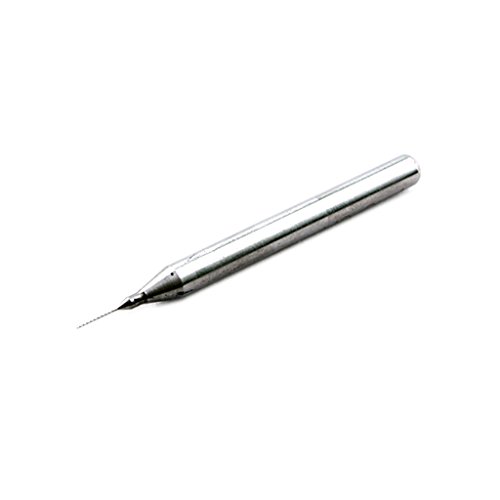 Autek 10 pcs 0.75 mm Hartmetall Bohrer Micro Engraving Drill Bits Tool Fräser CNC PCB Dremel - 3