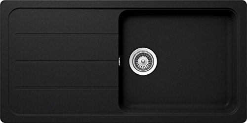 Schock Formhaus D-100 L Onyx Granitspüle Schwarz Auflage Küchenspüle Einbau