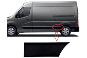 ATU Panel de moldeo de banda Trim Central Lado Izquierdo Trasero (Chasis Corto) Compatible para Master III, Movano, NV400 2011-2019 OE: 768F20006R, 7485122503