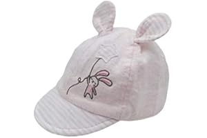 GOODFORGOODS Goods4good Gorra Sombrero Bebé 3-6 Meses Niña Niño Infantil Estilo Béisbol Lunares Oso Conejo Orejas Protección 100% Algodón Transpirable Regalo