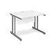 Produktbild Talsperren Momento 1000 mm gerade desk-white, Holz, Weiß