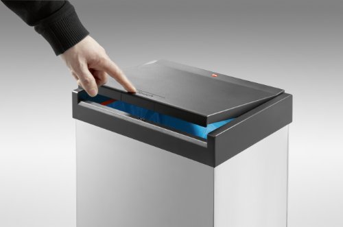 Hailo 0860-701, Big-Box Touch XL, Großraum-Abfallbox, 52 Liter, stahlblech schwarz - 2