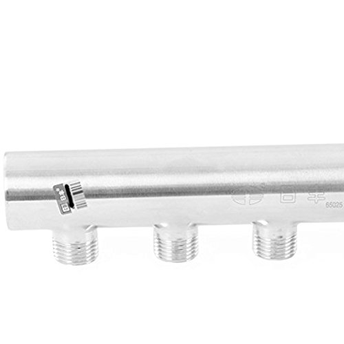 Kingbull 8-Wege Hochwertigem Mannigfaltigkeit Edelstahl Wasser Mannigfaltigkeit Edelstahl Ventile Air Flow Pumpe Tubing Doppelkopf - 3