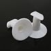 5x Salon DIY Nail Art Painting Hard Plastic Finger Stand Support Rest Holder - White, 3x1.5cm