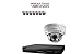 Produktbild Hiwatch von Hikvision, 4 MP-IP-Überwachungskamera-System mit 16 CH PoE HD NVR und 4 x 16 Megapixel 1520 x 2688 wetterfeste. Vandal Dome-Kamera, macht Ethernet-Kit