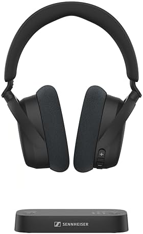 Sennheiser RS 255 Cuffie TV Wireless, Bluetooth, Bassa Latenza, Suono Surround Virtuale, 50 Ore Autonomia