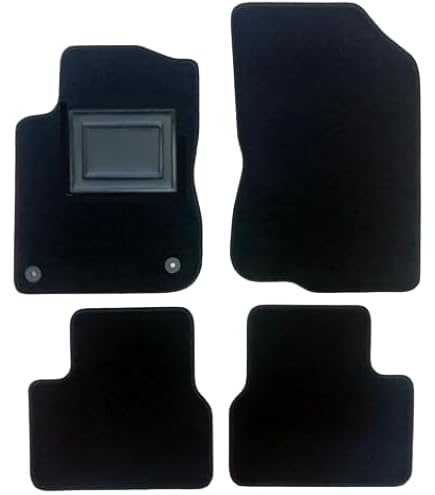 Sparco Set 4 Tappetini Neri Universali 2 Anteriori Con Logo E 2 Posteriori Per Auto In Moquette | Leroy Merlin - Foto 4