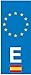Produktbild Pegatina Matrícula con bandera España