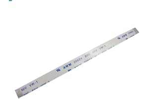 AKUYAO 10PIN 0,5 mm rutnät AWM 20624 80C 60V VW-1 flexkabel längd 100 mm, PIN placering på samma sida typ A plattbandskabel