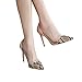 Produktbild Mymyguoe Damen Pumps Lackleder Spitz Kitten Heel Hochzeit Kleid Schuhe High Heels Sandaletten Transparente Leichte Schlüpfen Einzelne Schuhe Freizeit Stiletto Flacher Mund Leder Arbeit Schuhe