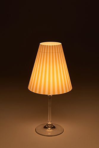 Candle Lights / Lampenschirme für Weingläser / Deko-Lampenschirme / Lampe / Teelicht / Lampshades / Lampenschirm-Set „Jaron“ Tischdeko, 3-teilig - 2