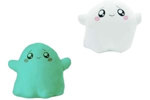 XXIN Glow in the Dark Plush Doll, LankyBox Ghosty Plush Toy, Soft Stuffed Toy Pillow, Gifts for Kids Children,