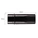 Contever® Retractable Kabuki Cosmetic Brush Blush Powder Foundation Makeup Brush with top Cover -- Black