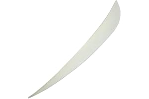 WEREWOLVES Plumes de flèche 3 "4" 5 "Plume de Dinde Flèche Fletches Plume Peltate Forme de Goutte de l'aile Droite aubes Naturelles pour flèches DIY