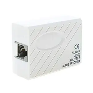 CARE CASE ADSL HL2003 Splitter RJ11 Broadband Modem Phone Splitter Adapter Filter 6P2C for Landline Telephones.