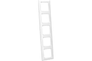 Busch-Jaeger 1725-914 Abdeckrahmen 5-fach Rahmen (Thermoplast) Alpinweiß Busch-balance® SI 2CKA001725A1562